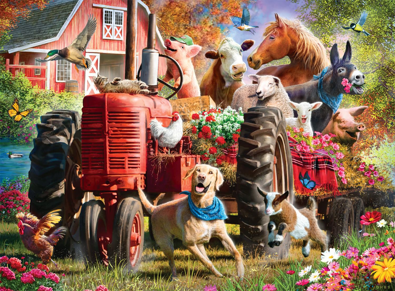 Rompecabezas Buffalo Games Country Life 1000 Piezas - Venta Internacional.
