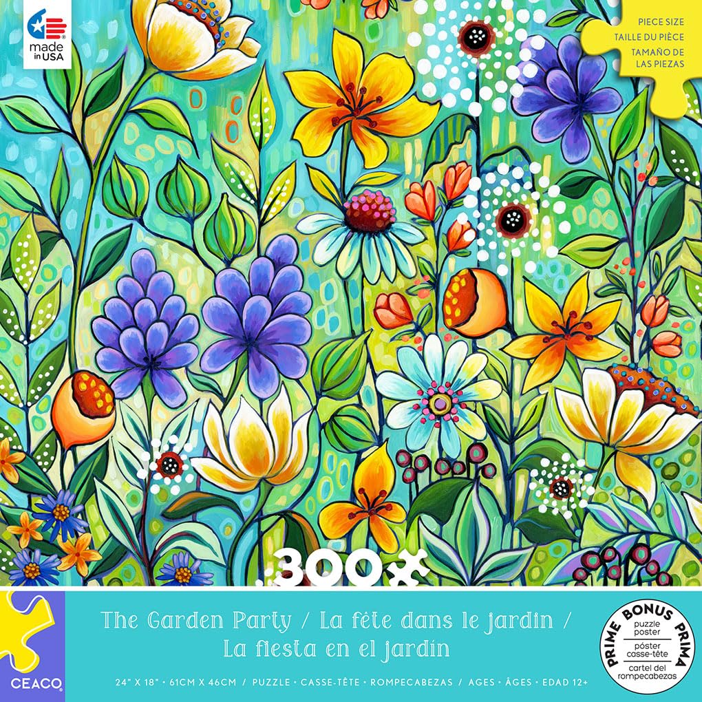Foto 2 | Rompecabezas Ceaco The Garden Party De 300 Piezas - Venta Internacional.