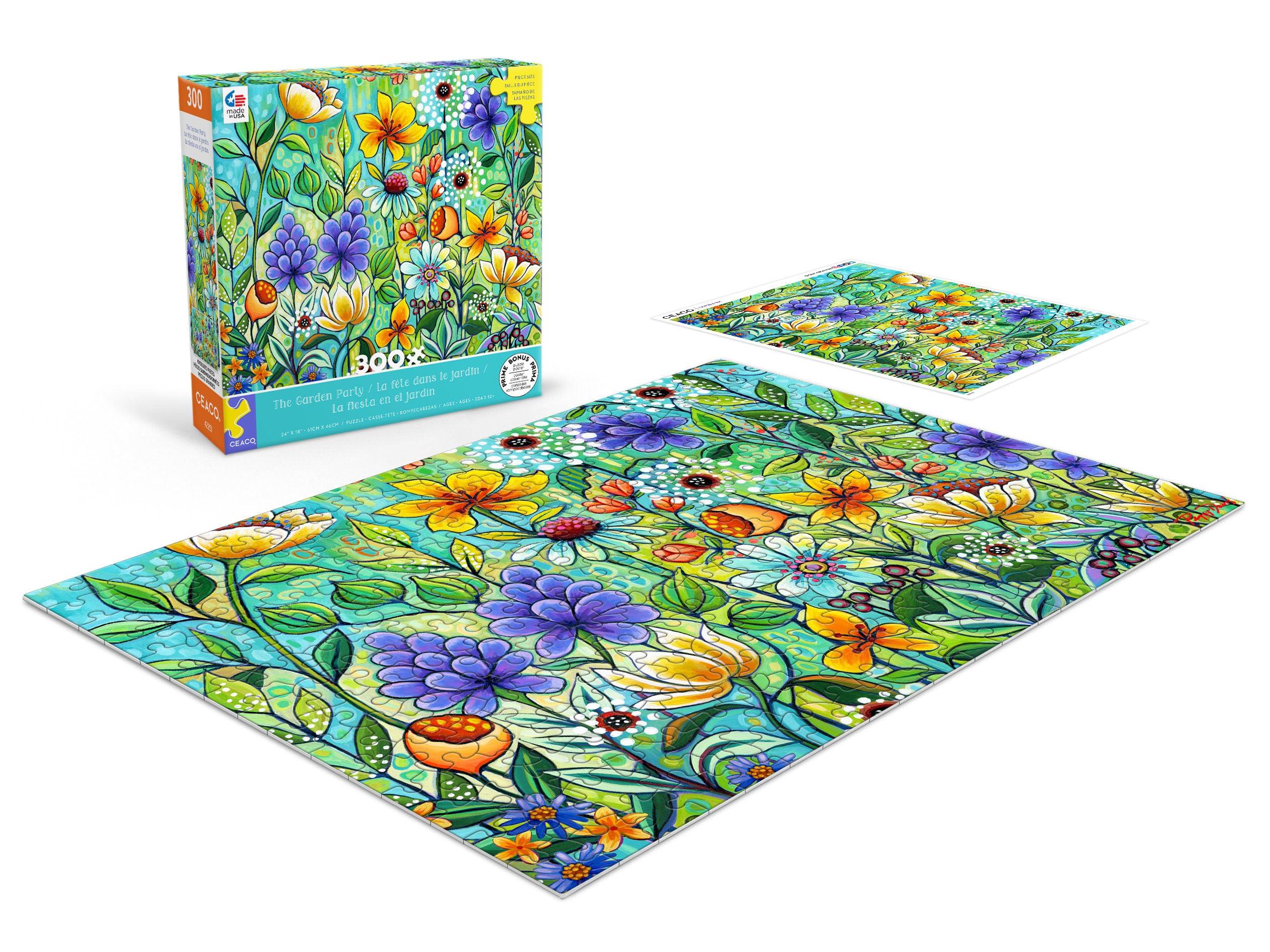 Foto 4 | Rompecabezas Ceaco The Garden Party De 300 Piezas - Venta Internacional.