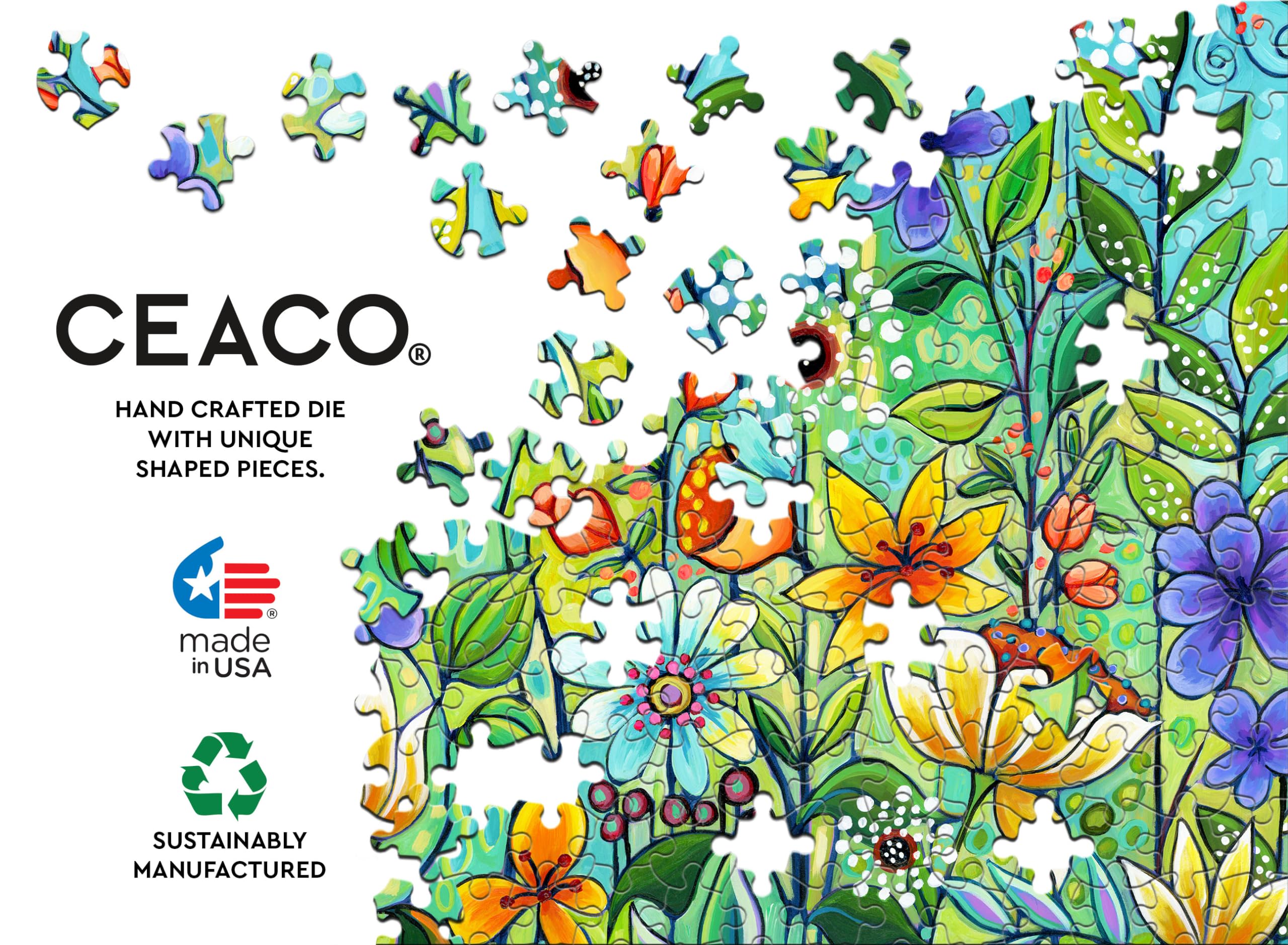 Foto 5 | Rompecabezas Ceaco The Garden Party De 300 Piezas - Venta Internacional.
