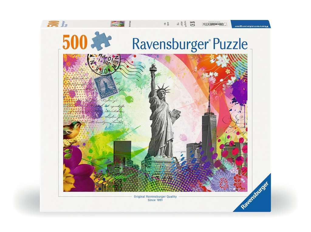 Foto 2 pulgar | Puzzle Ravensburger New York, Postal De 500 Piezas - Venta Internacional.