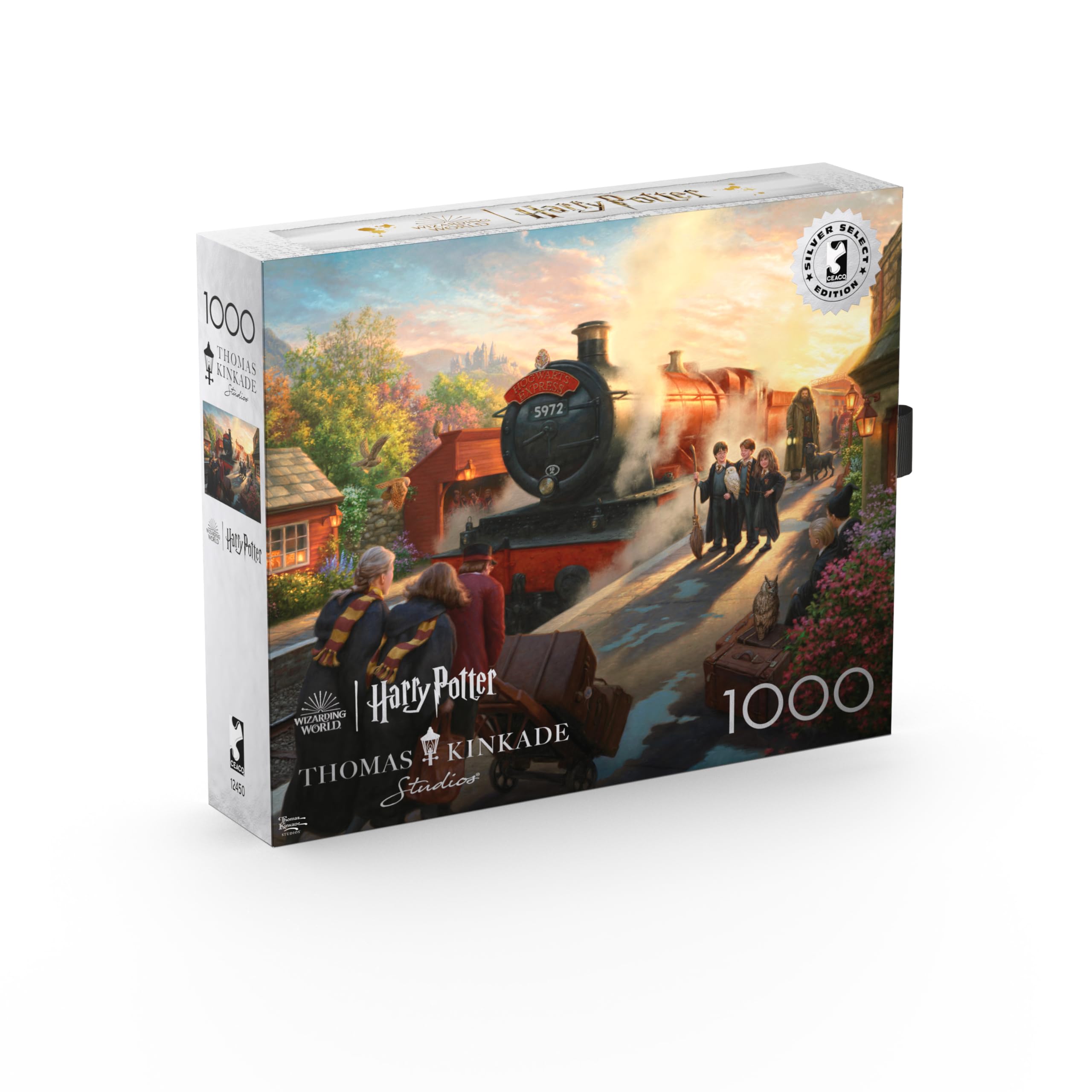 Foto 2 pulgar | Rompecabezas Ceaco Silver Select Thomas Kinkade Hogwart's - Venta Internacional.