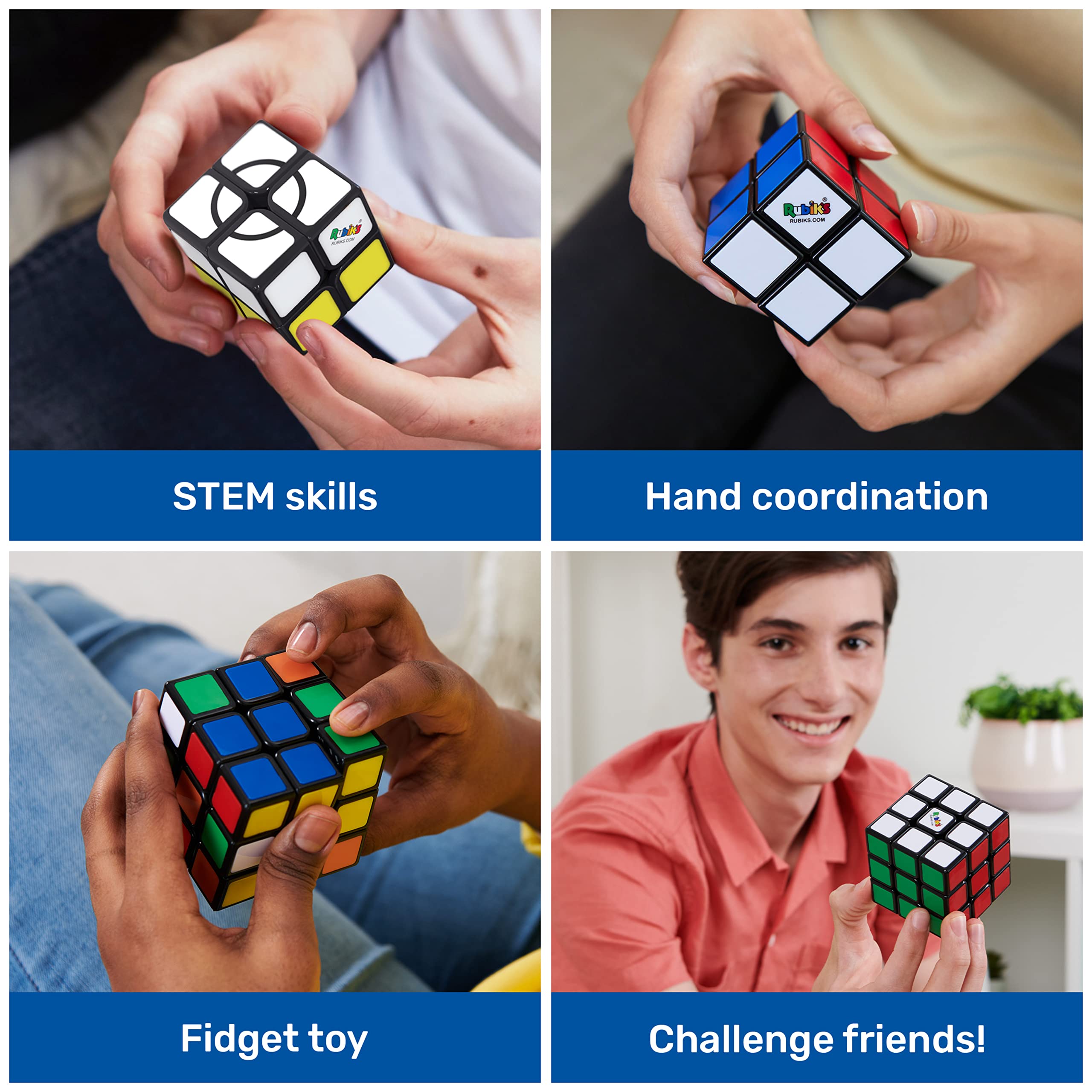 Foto 4 pulgar | Paquete Learn To Solve De Toy Rubik, 3x3 Cube 2x2 Mini Apprentice - Venta Internacional.