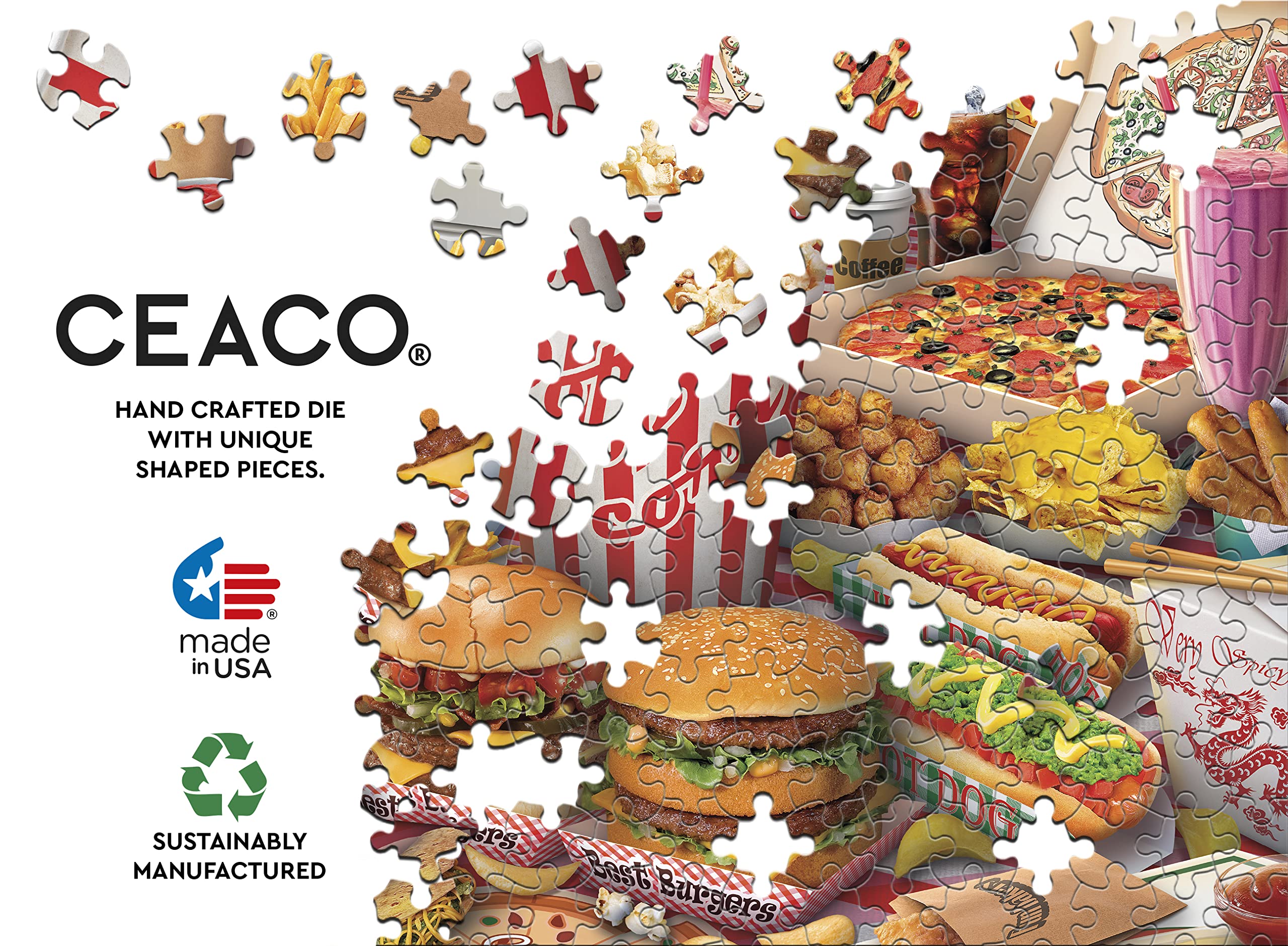 Foto 6 pulgar | Rompecabezas Ceaco Yum Yum 300 Piezas De Gran Tamaño - Venta Internacional.
