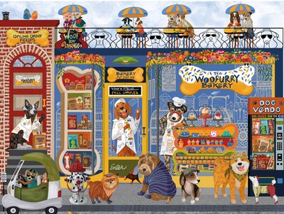 Foto 1 | Rompecabezas Ceaco Woof N Wag Woofurry Bakery 300 Piezas - Venta Internacional.
