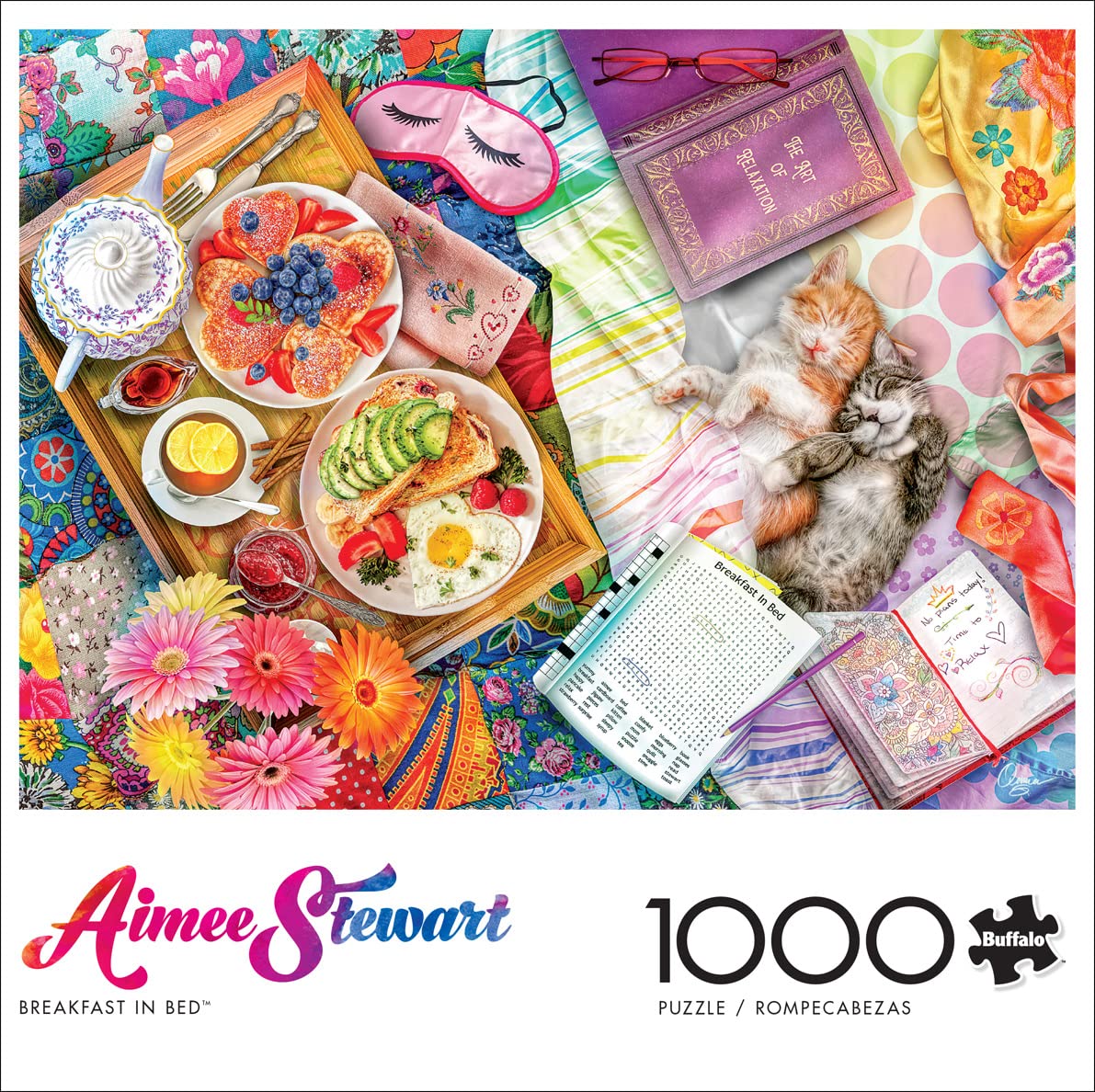 Foto 2 | Jigsaw Puzzle Buffalo Games Aimee Stewart Desayuno En La Cama - Venta Internacional.