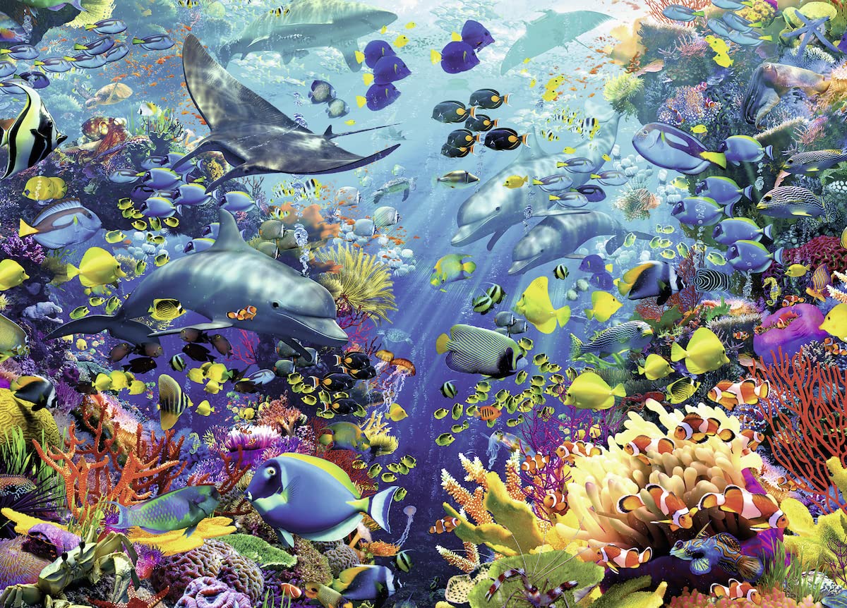 Foto 2 pulgar | Rompecabezas Ravensburger Underwater Paradise 9000 Piezas - Venta Internacional.