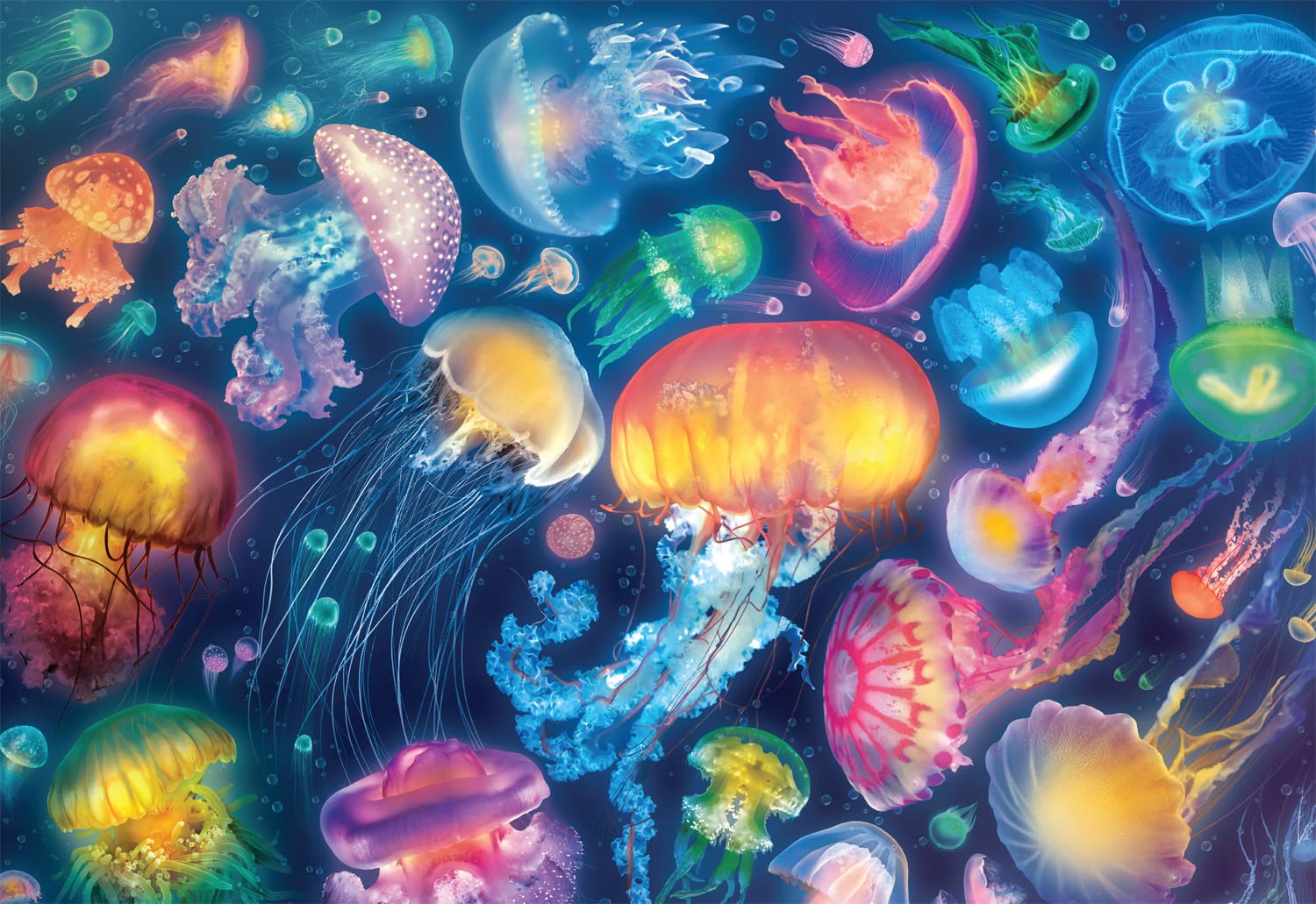 Foto 2 pulgar | Rompecabezas Buffalo Games Eduard Jellyfish Fantasy 1500 Piezas - Venta Internacional.
