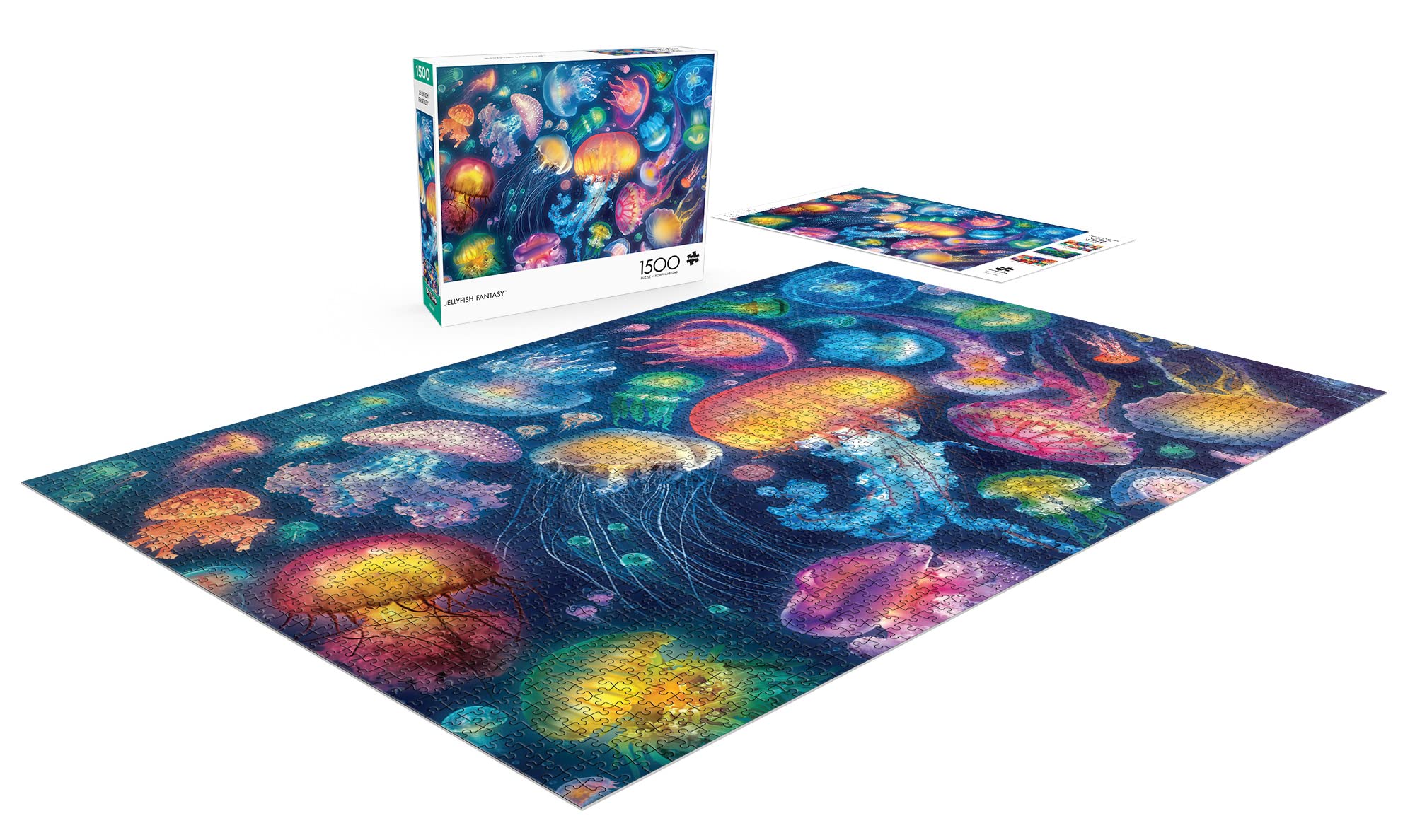 Foto 5 pulgar | Rompecabezas Buffalo Games Eduard Jellyfish Fantasy 1500 Piezas - Venta Internacional.
