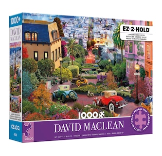 Foto 3 | Rompecabezas Ceaco David Maclean, Colorido, Lombard Street, 1000 Piezas - Venta Internacional.