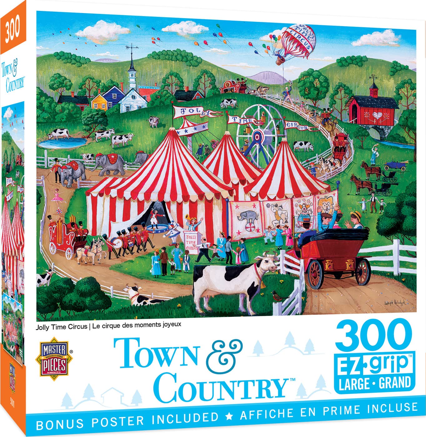 Foto 1 | Rompecabezas Masterpieces Jolly Time Circus 300 Piezas - Venta Internacional.