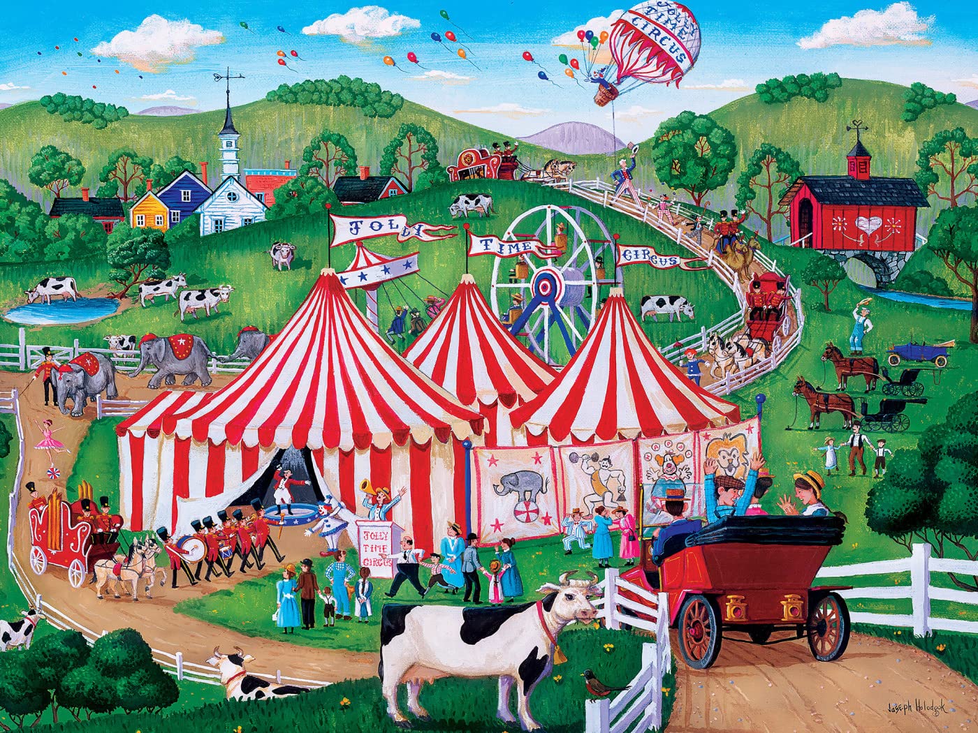 Foto 2 | Rompecabezas Masterpieces Jolly Time Circus 300 Piezas - Venta Internacional.