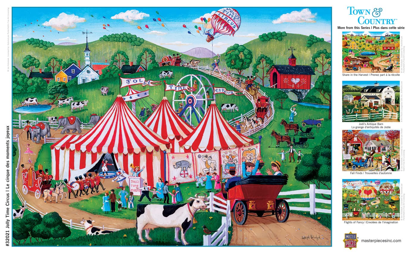 Foto 4 | Rompecabezas Masterpieces Jolly Time Circus 300 Piezas - Venta Internacional.