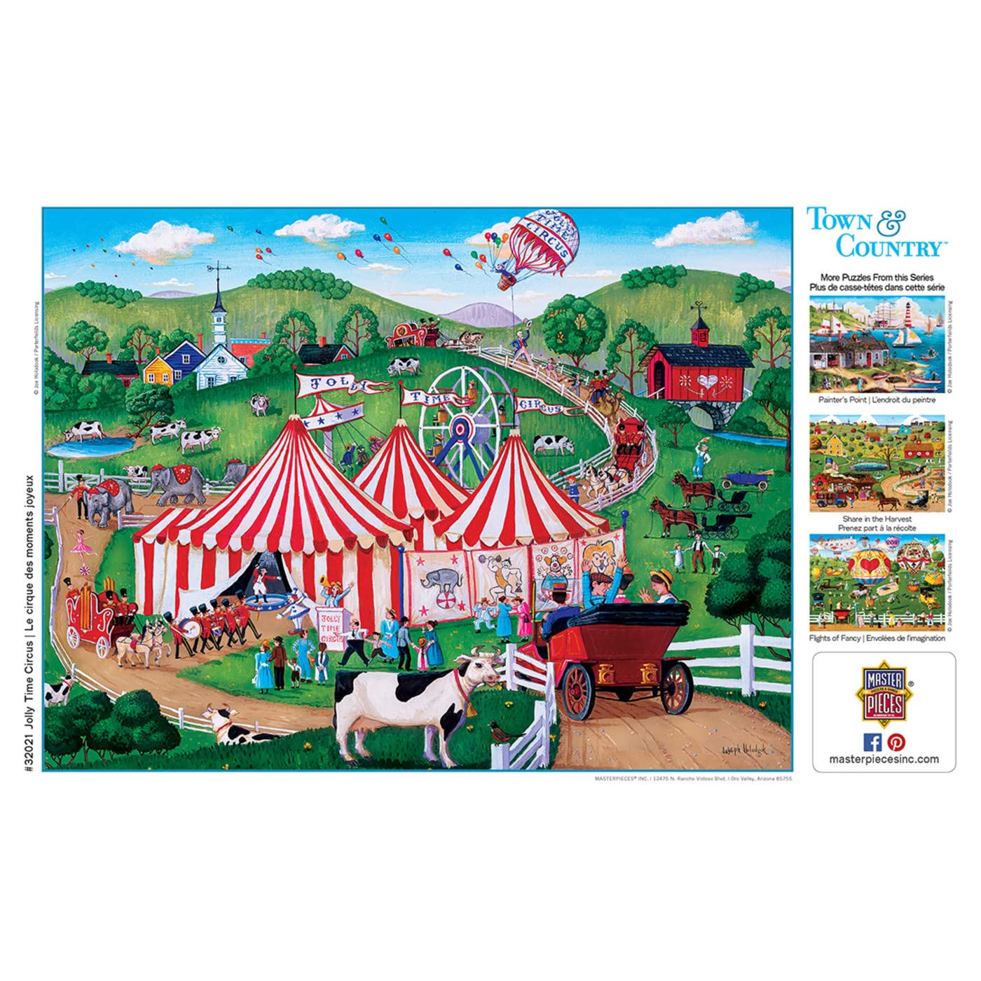 Foto 7 | Rompecabezas Masterpieces Jolly Time Circus 300 Piezas - Venta Internacional.