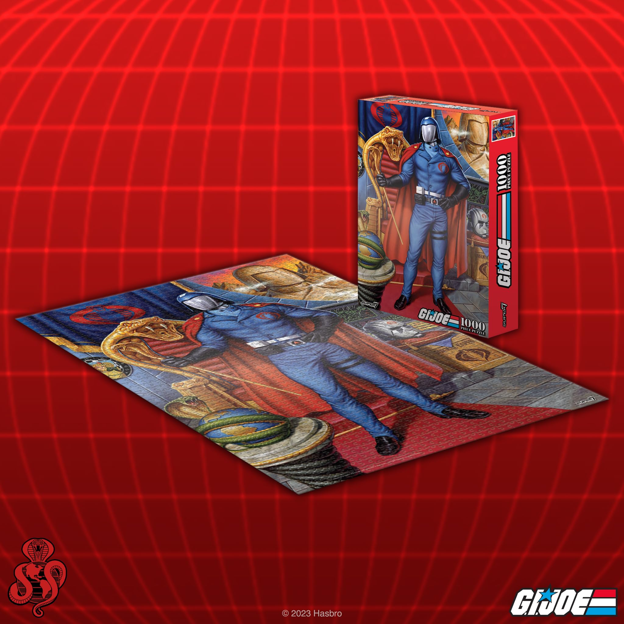 Foto 3 | Puzzle Super 7 G.i. Joe Cobra Commander De 1000 Piezas - Venta Internacional.
