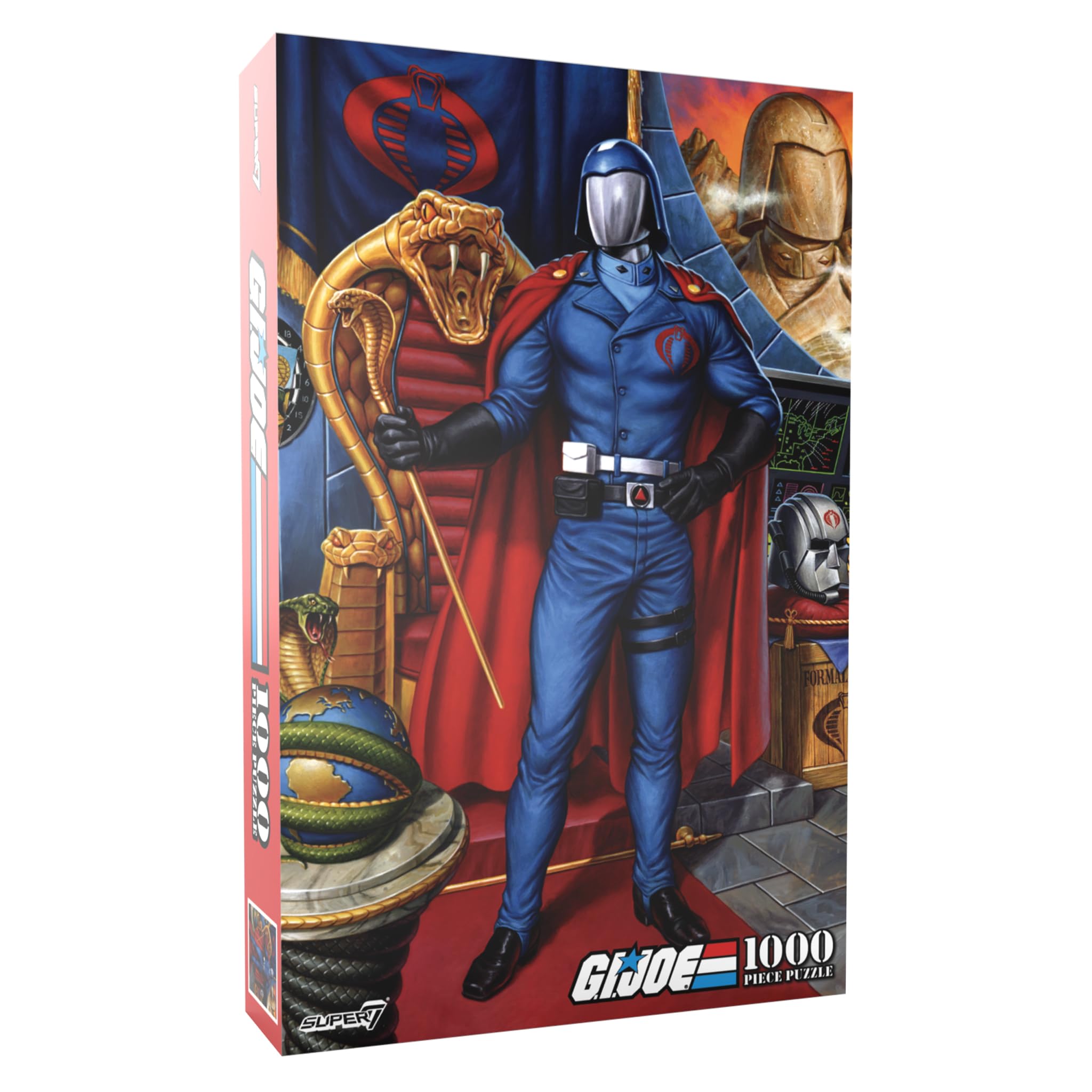 Foto 4 | Puzzle Super 7 G.i. Joe Cobra Commander De 1000 Piezas - Venta Internacional.