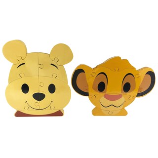 Foto 1 | Puzzle De Madera Disney Winnie The Pooh Y Simba Para Mayores De 18 Meses - Venta Internacional.