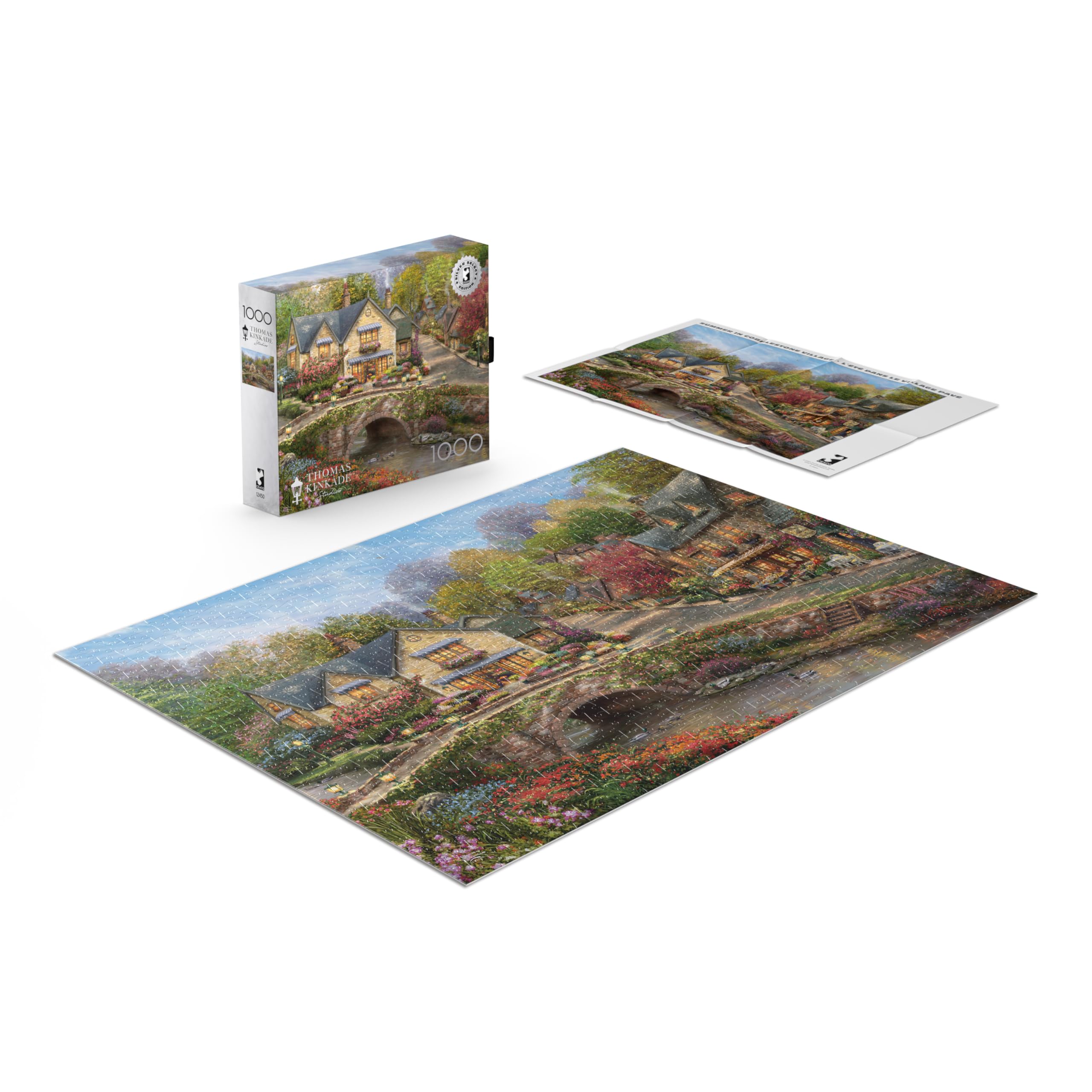 Foto 4 | Rompecabezas Ceaco Silver Select Thomas Kinkade 1000 Piezas - Venta Internacional.