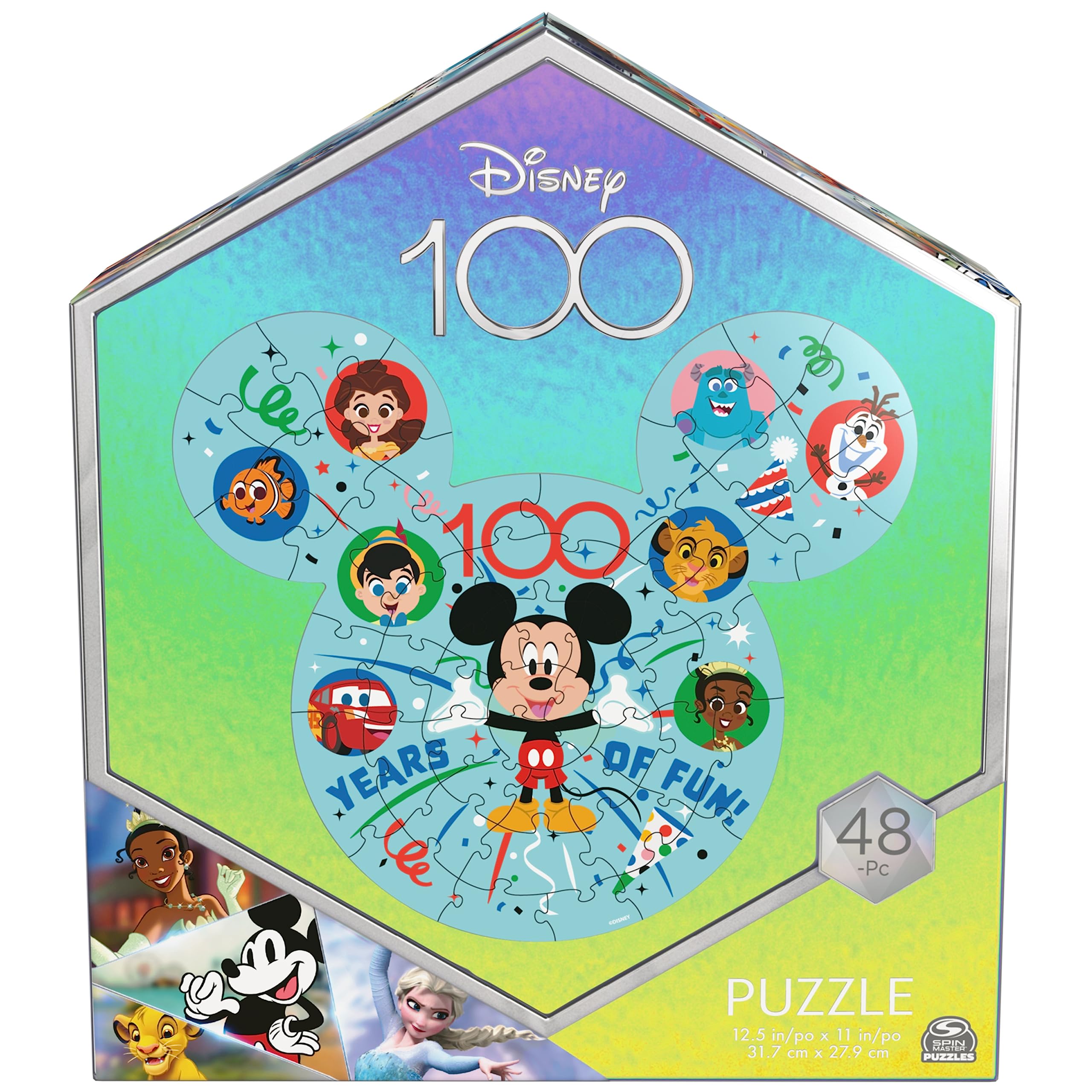 Foto 4 pulgar | Puzzle Spin Master Games Disney 100 Aniversario, 48 Piezas - Venta Internacional.