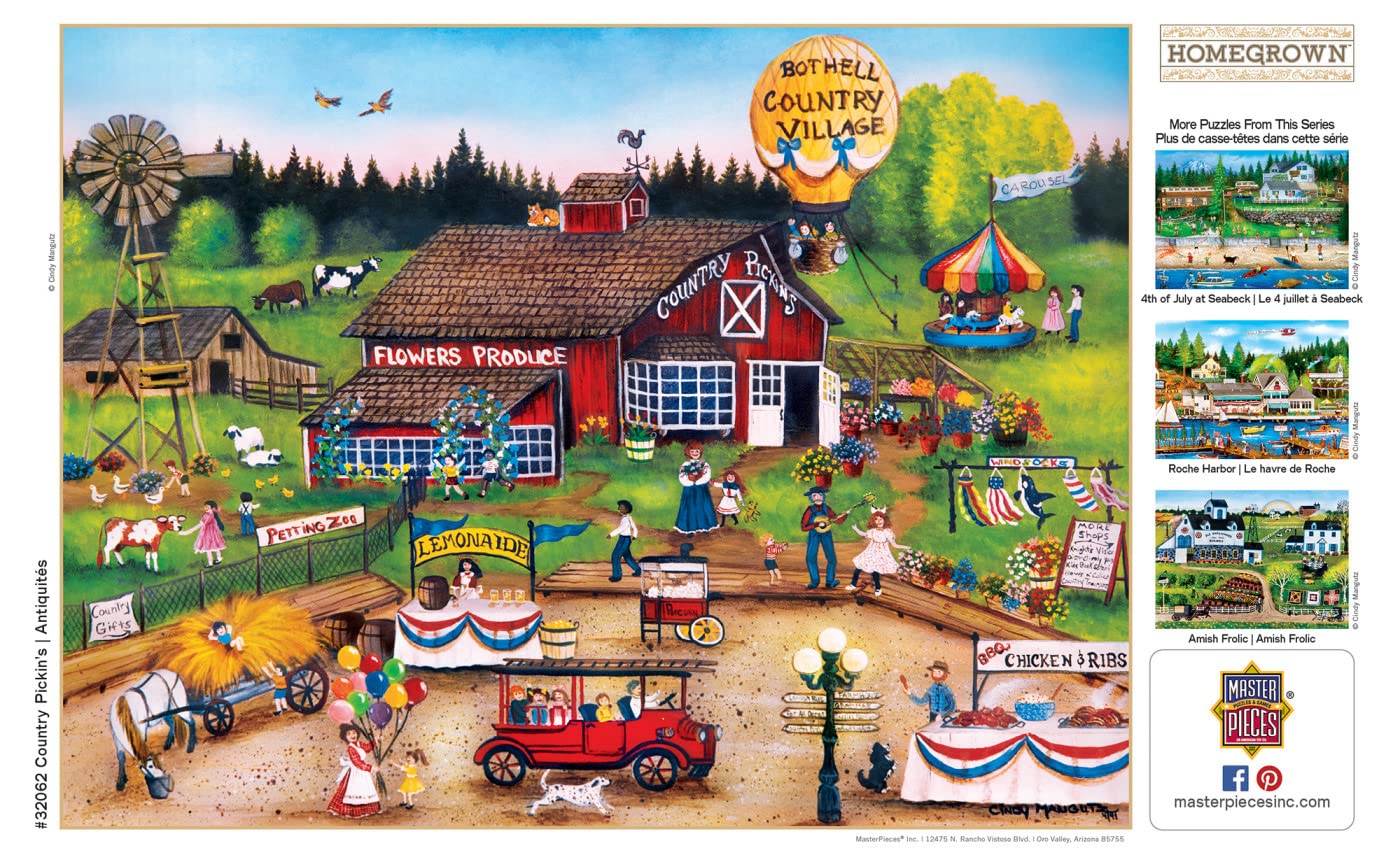 Foto 5 pulgar | Rompecabezas Masterpieces Country Pickens 750 Piezas - Venta Internacional.