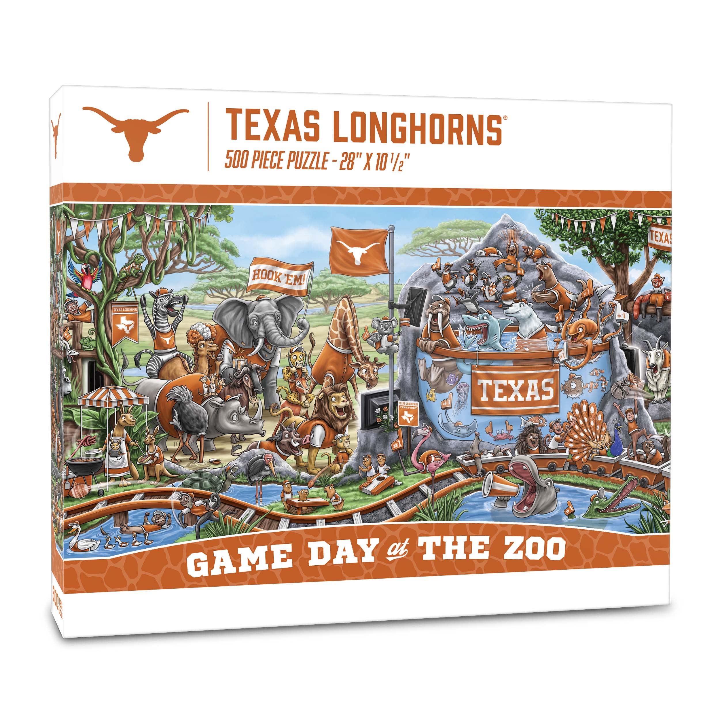 Foto 2 pulgar | Puzzle Youthefan: Día Del Juego De Los Texas Longhorns De La Ncaa En The Zoo - Venta Internacional.