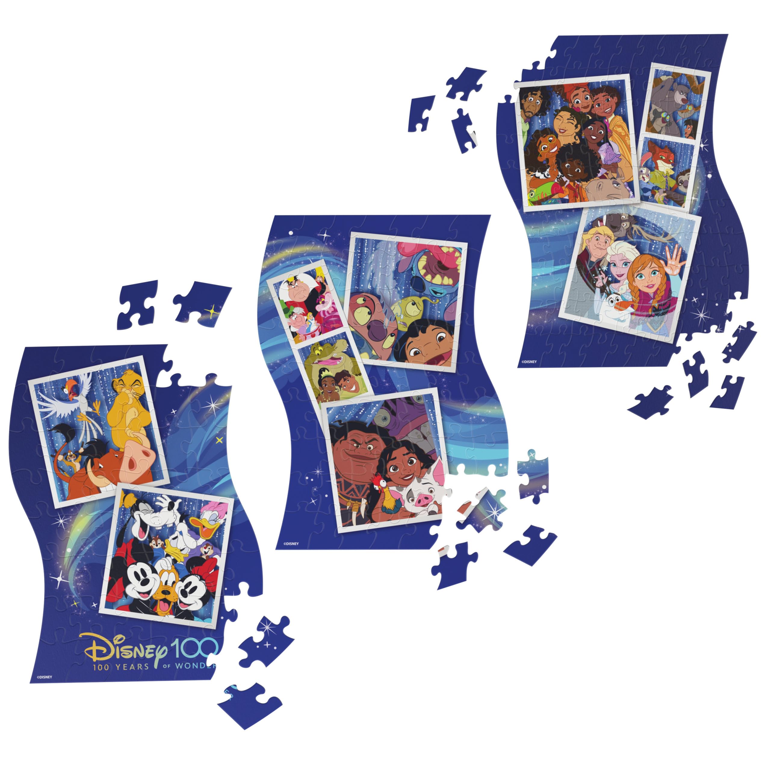 Foto 3 pulgar | Puzzle Spin Master Games Disney100 Anniversary 48/63/100 Unidades - Venta Internacional.