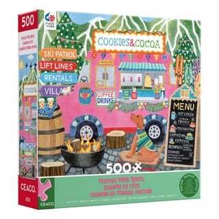 Foto 3 | Rompecabezas Ceaco Food Trucks Festive Food Truck Ii, 500 Piezas - Venta Internacional.