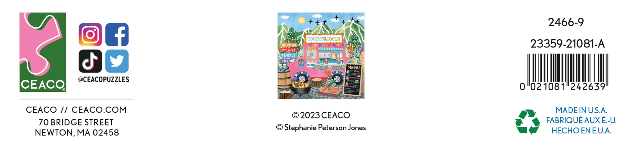 Foto 7 | Rompecabezas Ceaco Food Trucks Festive Food Truck Ii, 500 Piezas - Venta Internacional.