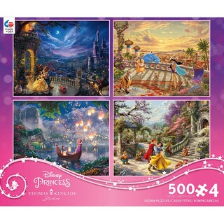 Foto 2 | Rompecabezas Ceaco Disney Thomas Kinkade De 4 X 500 Piezas - Venta Internacional.