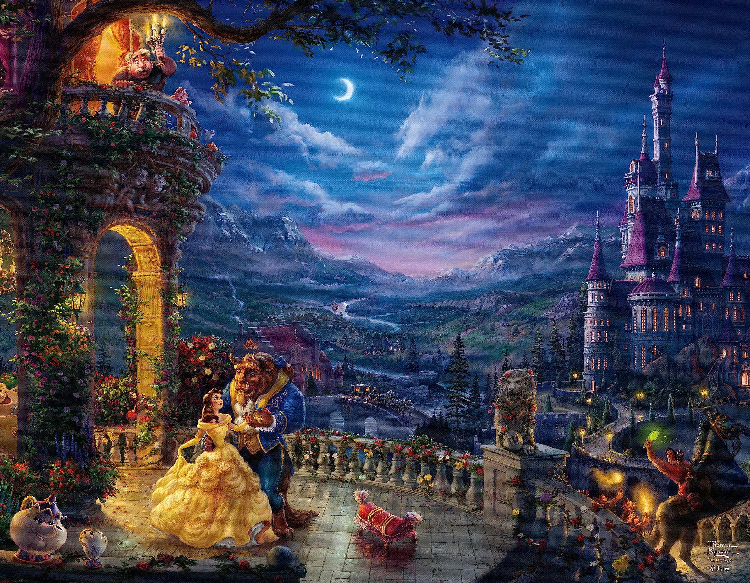 Foto 5 pulgar | Rompecabezas Ceaco Disney Thomas Kinkade De 4 X 500 Piezas - Venta Internacional.