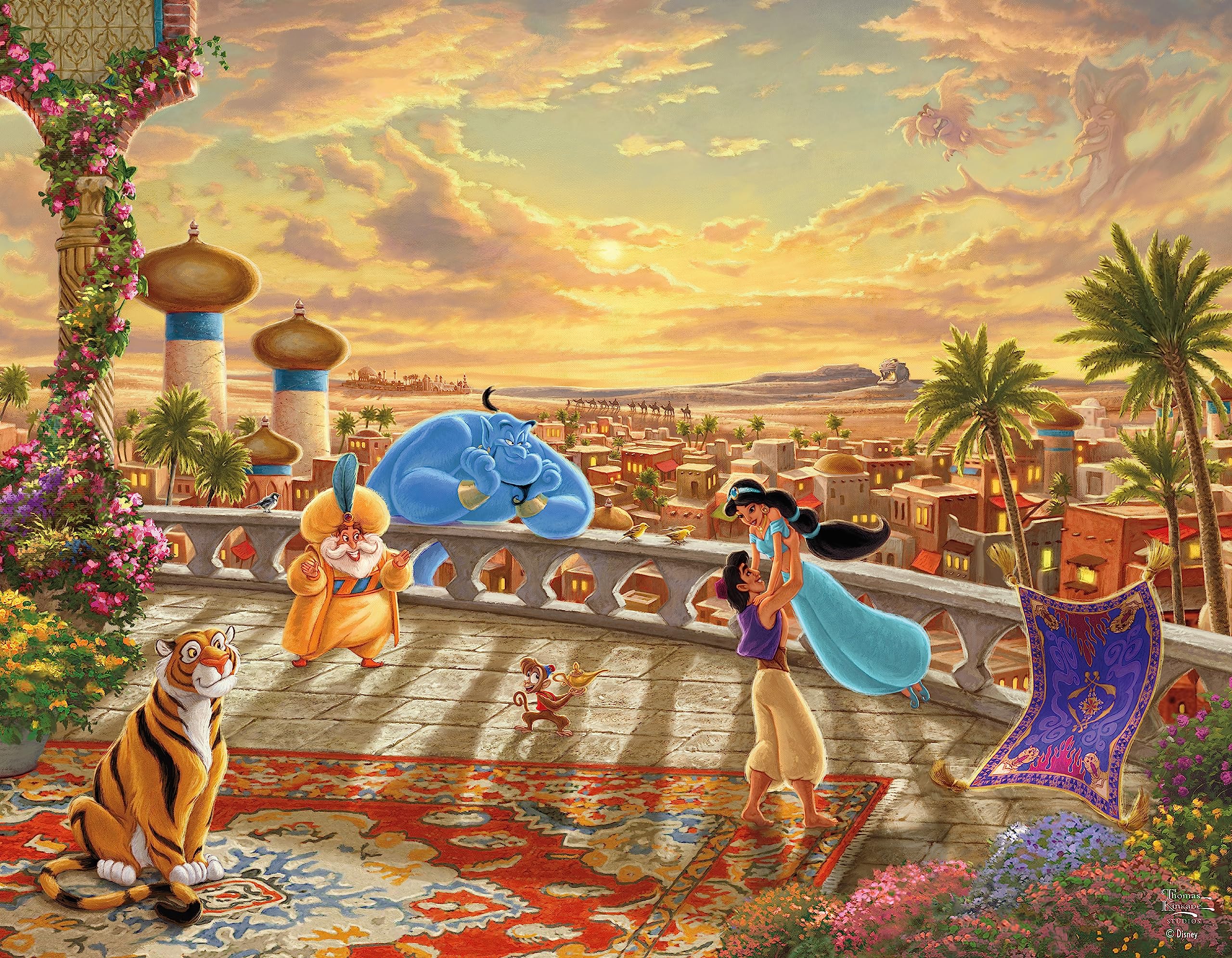 Foto 6 pulgar | Rompecabezas Ceaco Disney Thomas Kinkade De 4 X 500 Piezas - Venta Internacional.