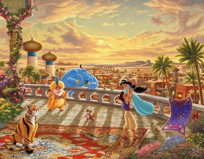 Foto 5 | Rompecabezas Ceaco Disney Thomas Kinkade De 4 X 500 Piezas - Venta Internacional.