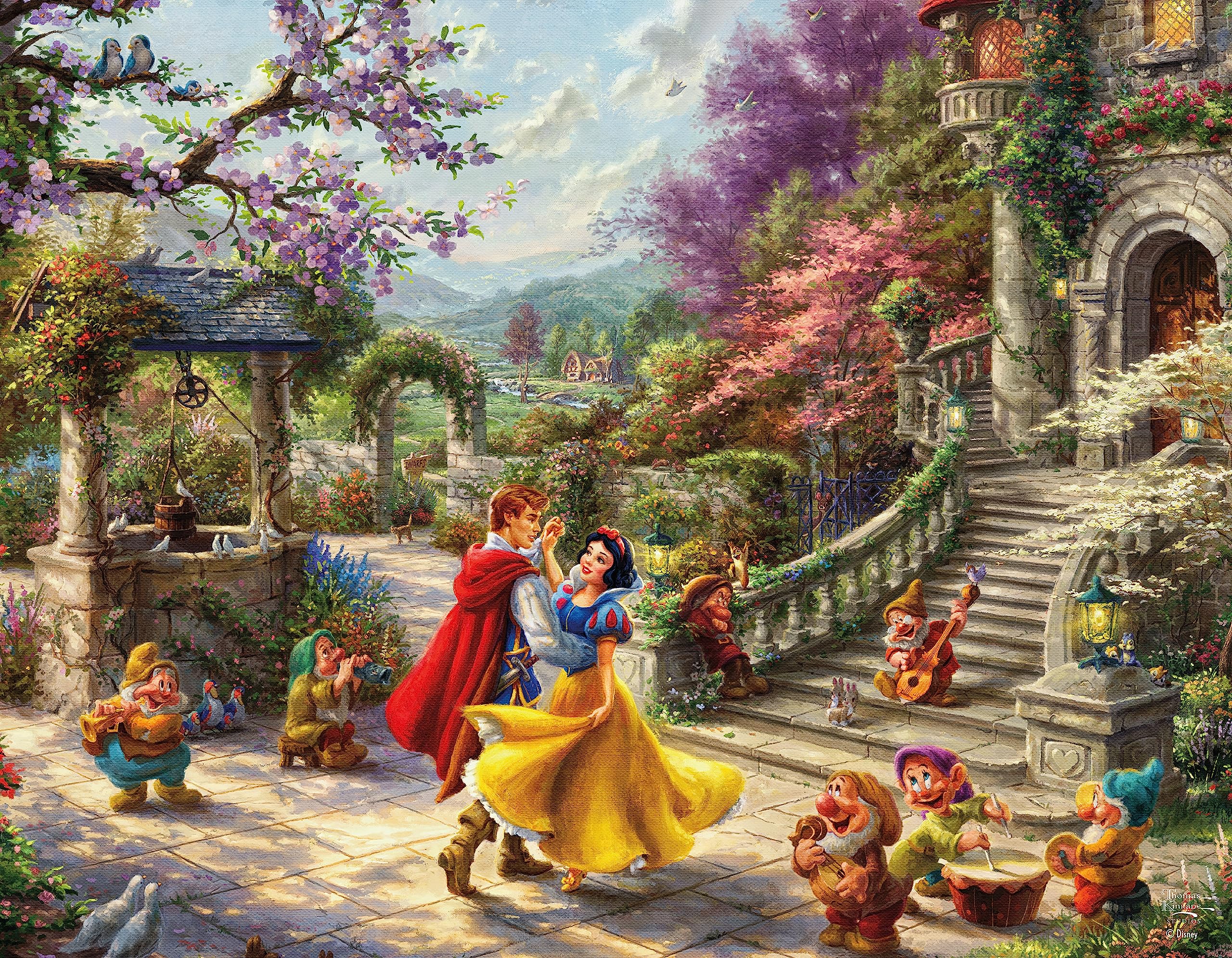 Foto 8 pulgar | Rompecabezas Ceaco Disney Thomas Kinkade De 4 X 500 Piezas - Venta Internacional.
