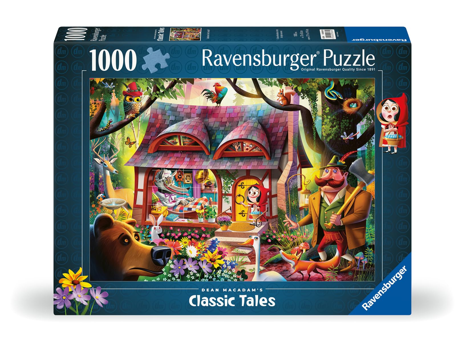 Foto 3 pulgar | Rompecabezas Ravensburger Dean Macadam Come In, Caperucita Roja, 1000 Piezas - Venta Internacional.