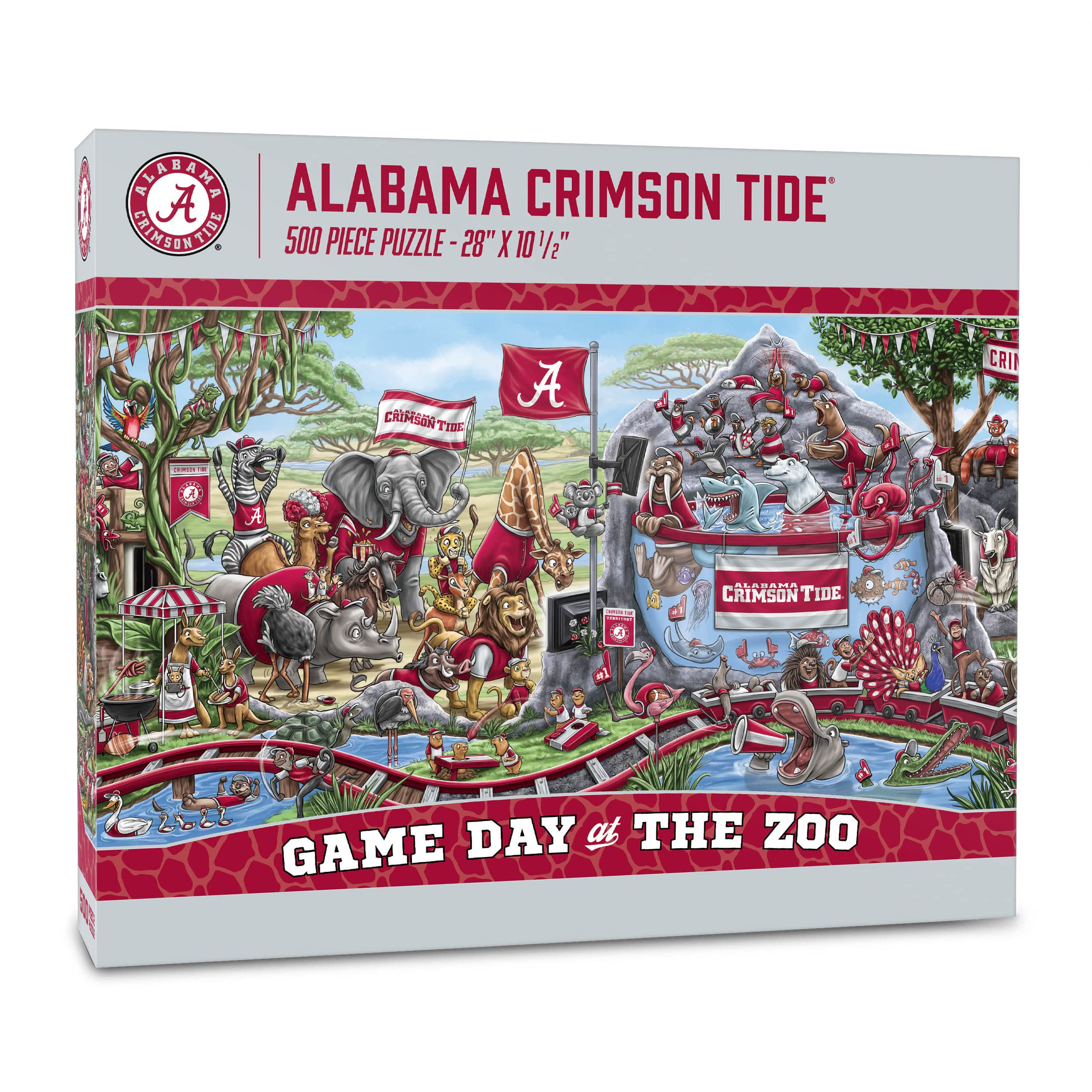 Foto 2 pulgar | Puzzle Youthefan Ncaa Alabama Crimson Tide Game Day, 500 Unidades - Venta Internacional.