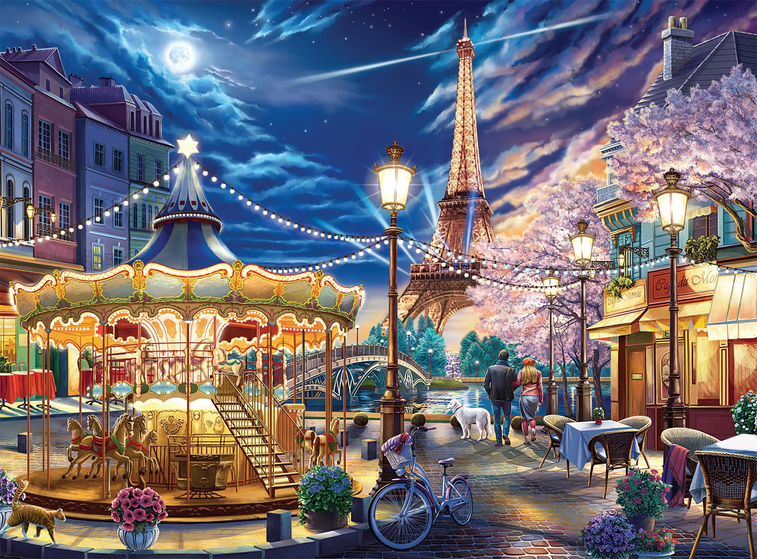 Rompecabezas Buffalo Games Image World Dazzling Paris 1000p - Venta Internacional.