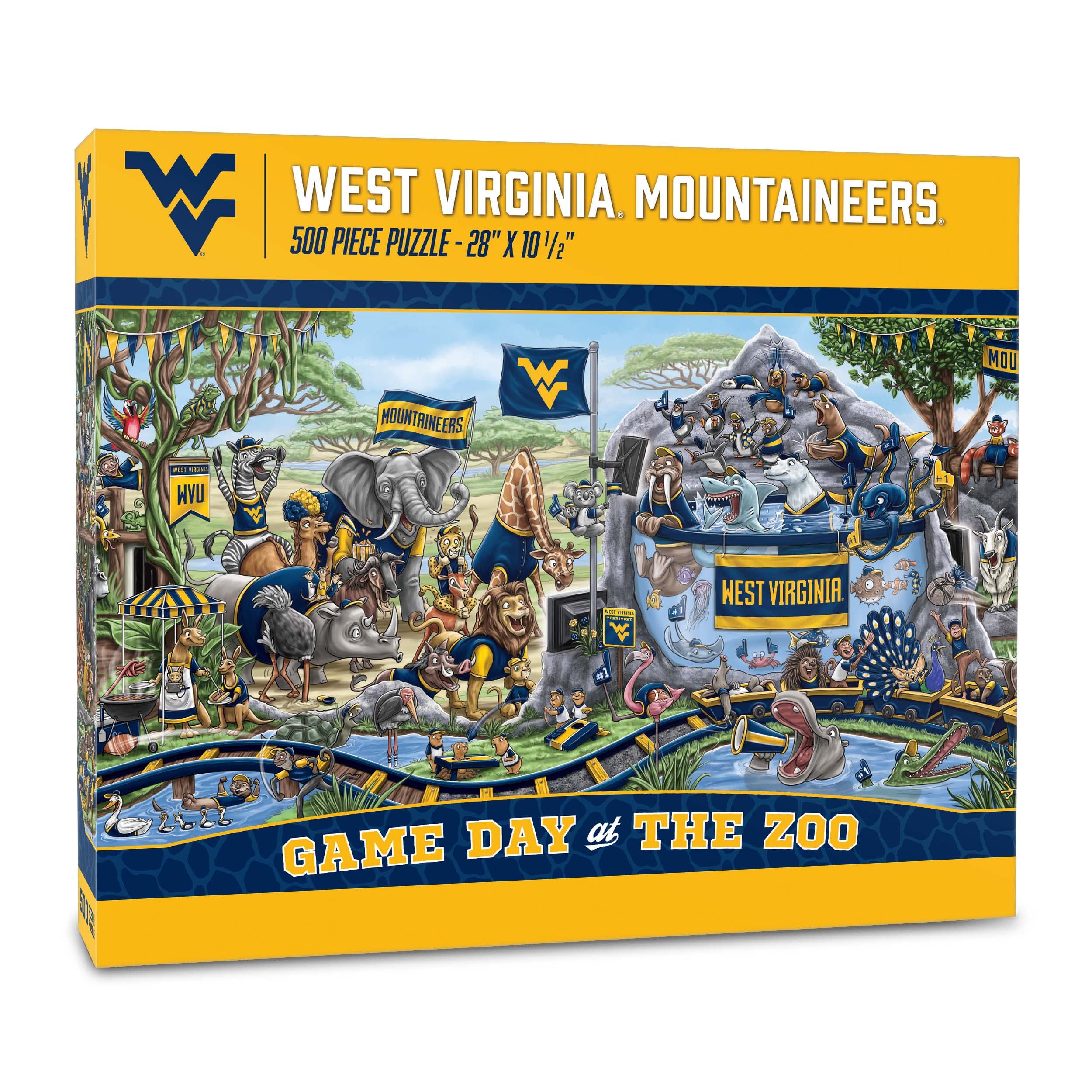 Foto 2 pulgar | Puzzle Youthefan Ncaa West Virginia Mountaineers, 500 Unidades - Venta Internacional.