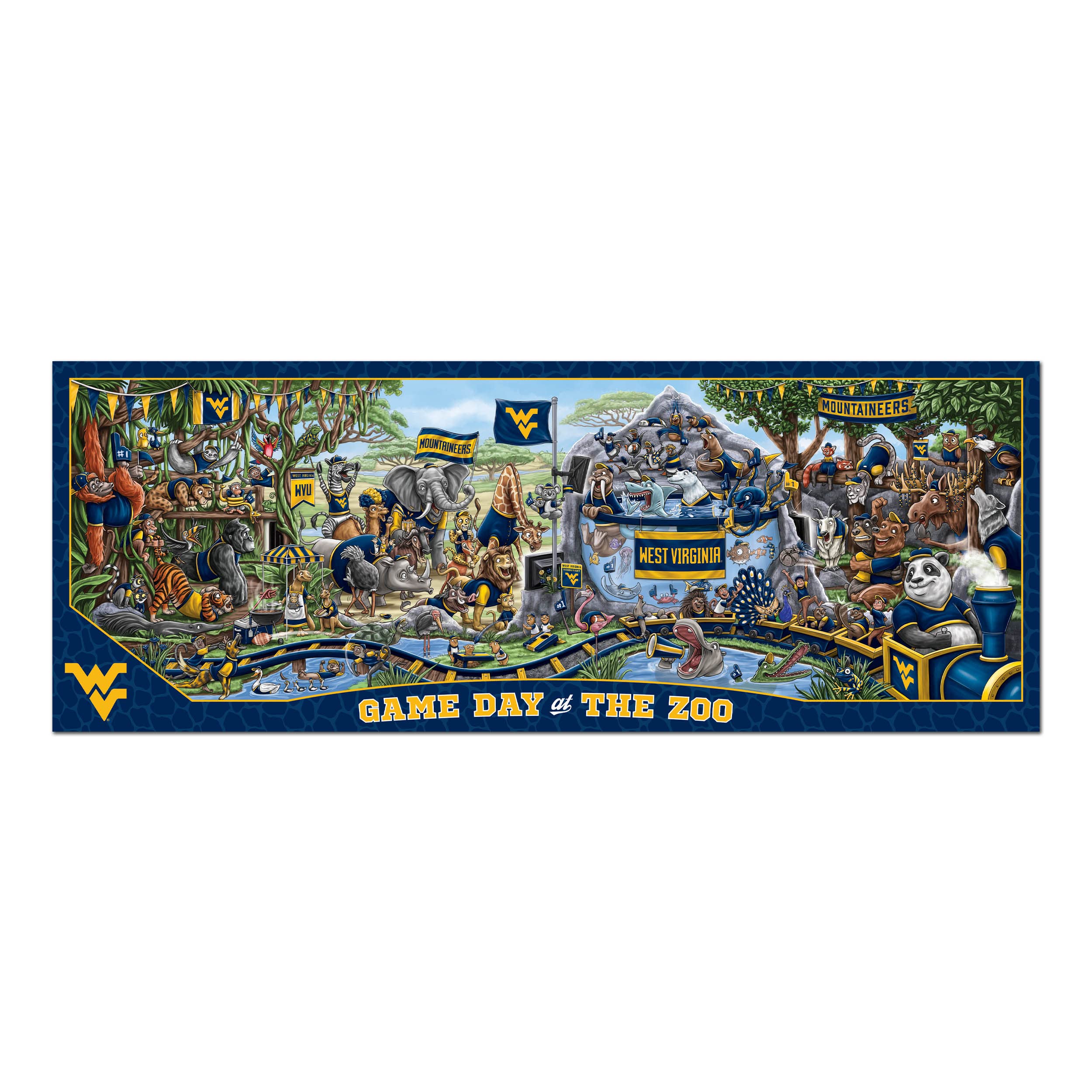 Foto 4 pulgar | Puzzle Youthefan Ncaa West Virginia Mountaineers, 500 Unidades - Venta Internacional.