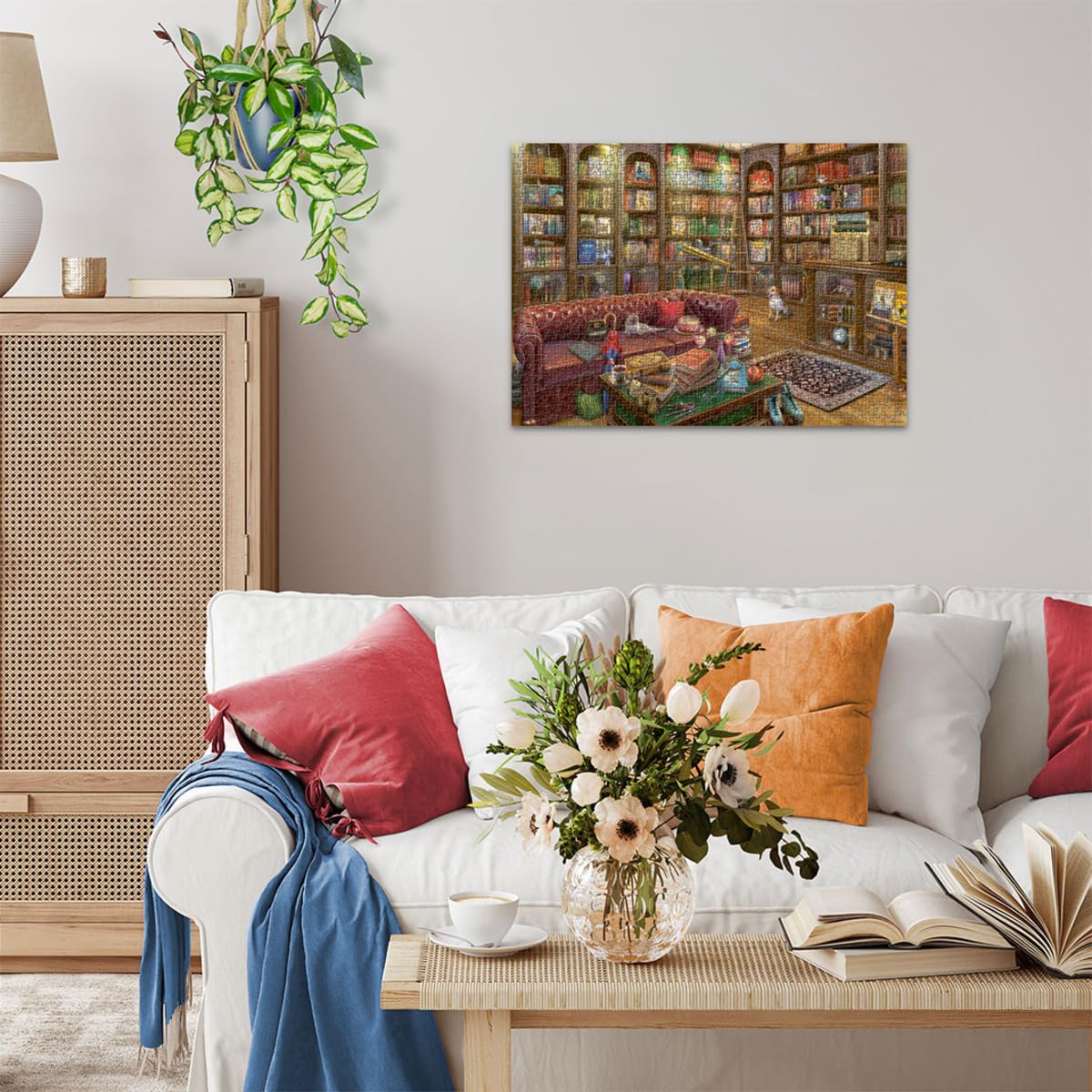 Foto 6 pulgar | Rompecabezas Ravensburger The Reading Room 1000 Piezas - Venta Internacional.