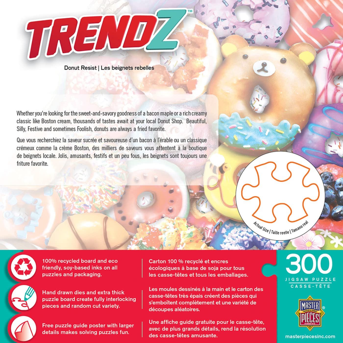 Foto 4 pulgar | Rompecabezas Masterpieces Donut Resist 300 Piezas - Venta Internacional.