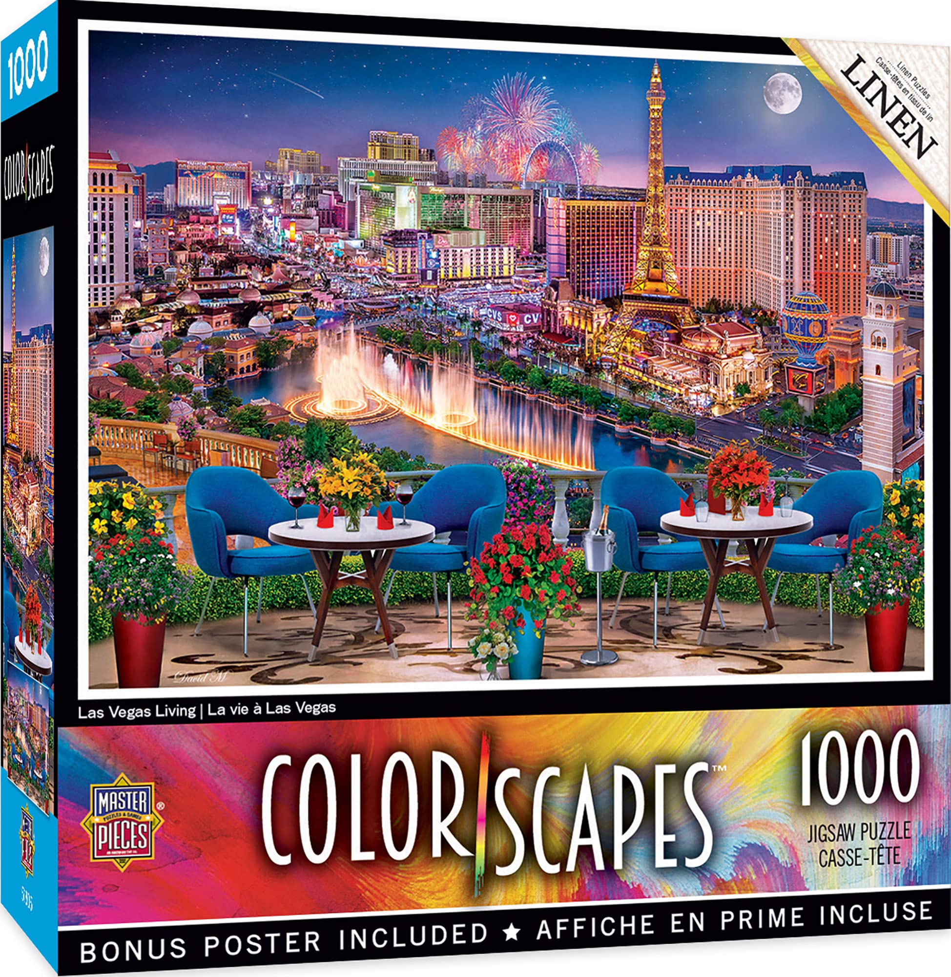 Foto 2 pulgar | Rompecabezas Masterpieces Las Vegas Living 1000 Piezas - Venta Internacional.