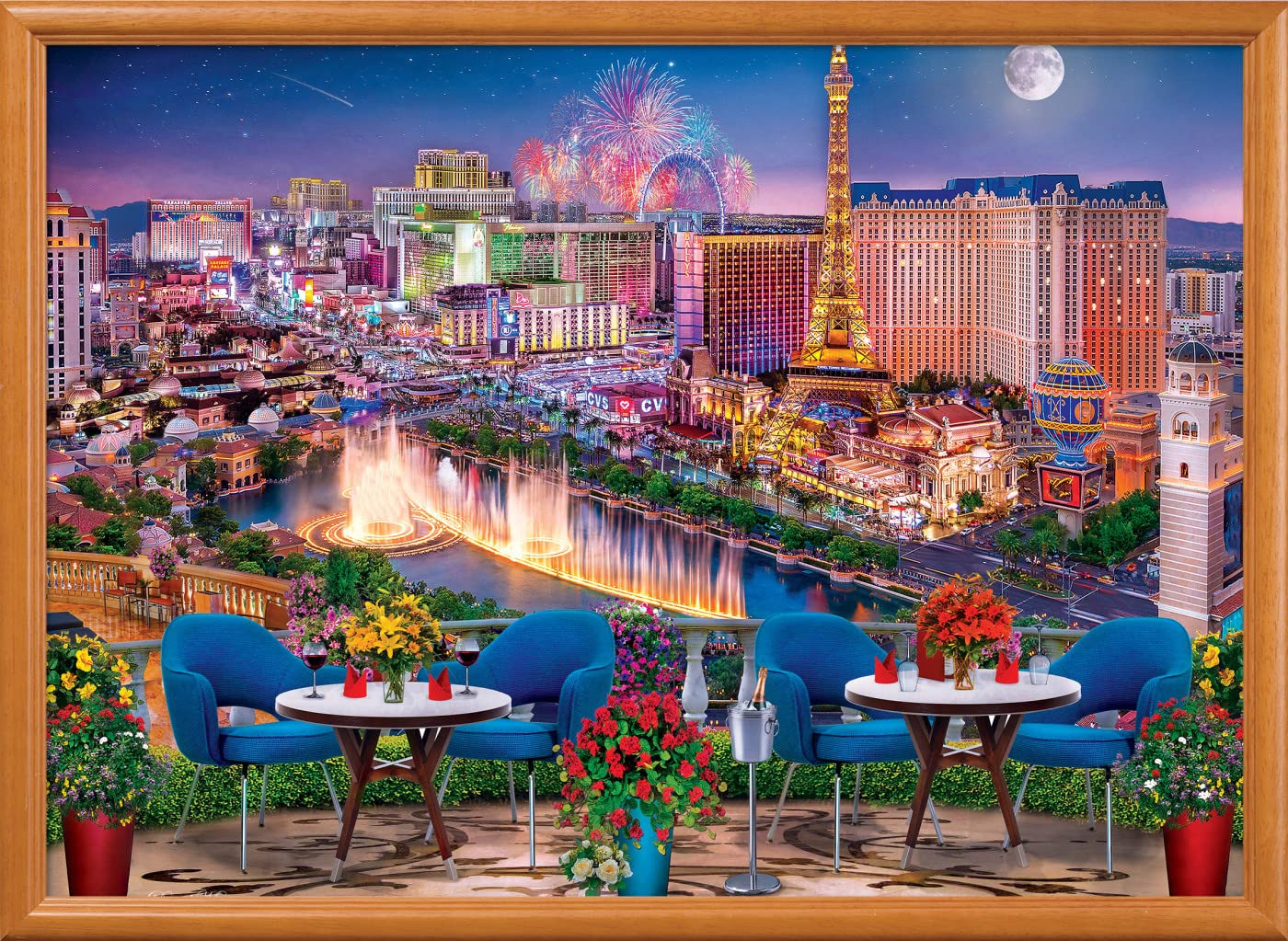 Foto 8 pulgar | Rompecabezas Masterpieces Las Vegas Living 1000 Piezas - Venta Internacional.