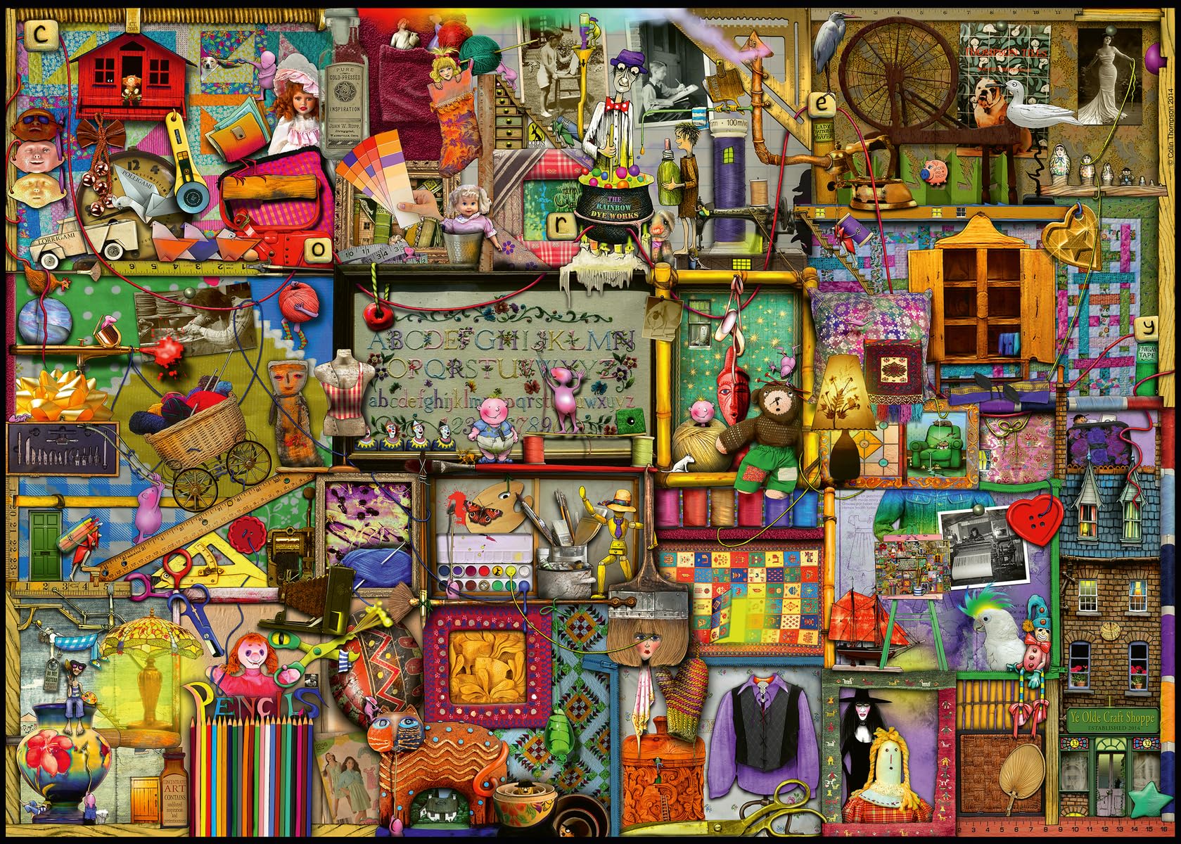 Foto 2 pulgar | Rompecabezas Ravensburger The Craft Cupboard 1000 Piezas - Venta Internacional.