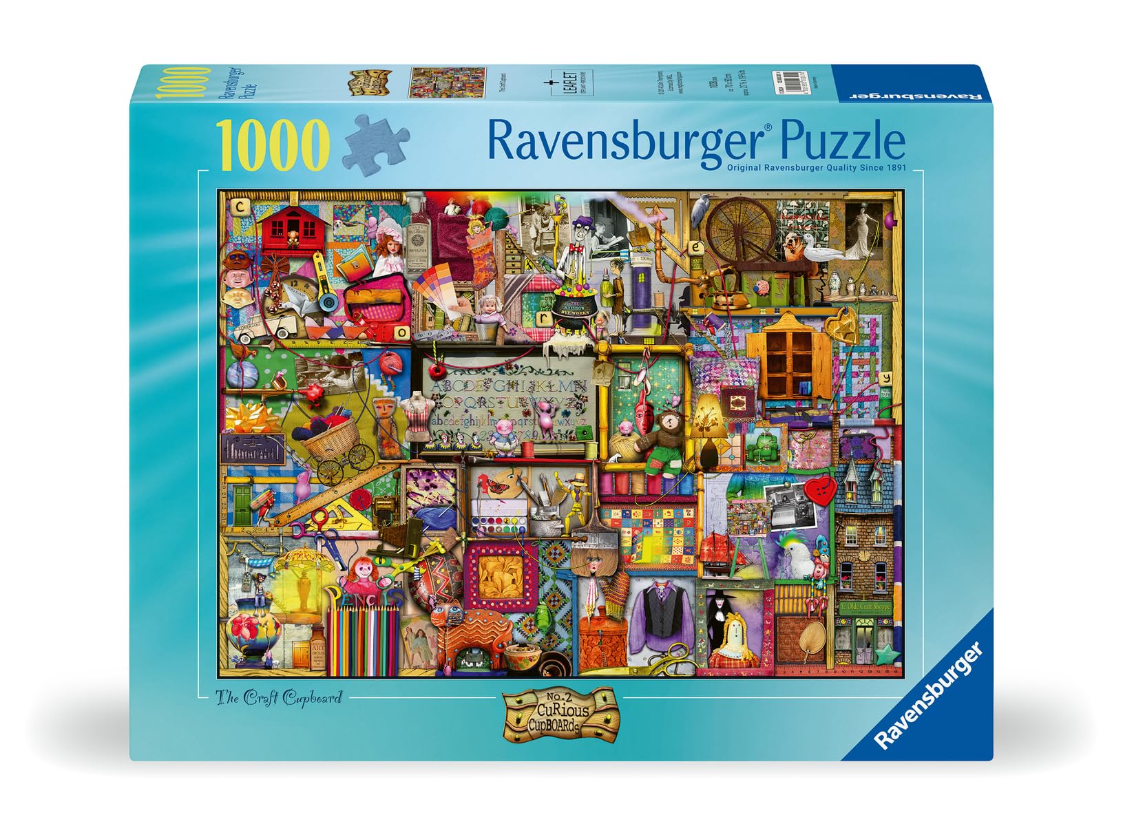 Foto 3 pulgar | Rompecabezas Ravensburger The Craft Cupboard 1000 Piezas - Venta Internacional.