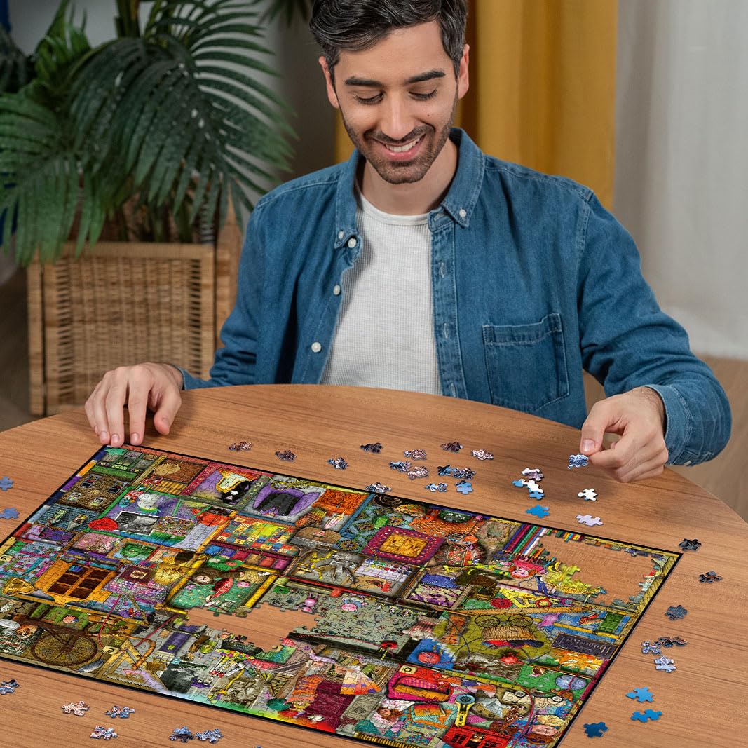 Foto 4 pulgar | Rompecabezas Ravensburger The Craft Cupboard 1000 Piezas - Venta Internacional.