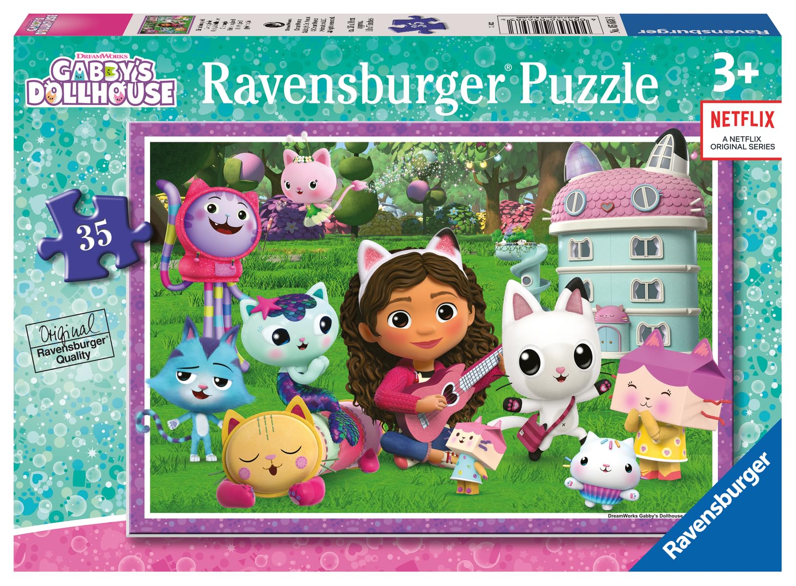 Foto 3 pulgar | Rompecabezas Ravensburger Gabby's Dollhouse 35 Piezas Para Niños - Venta Internacional.
