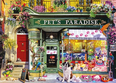 Foto 1 | Rompecabezas Ceaco Shop Windows Pet's Paradise 1000 Piezas - Venta Internacional.