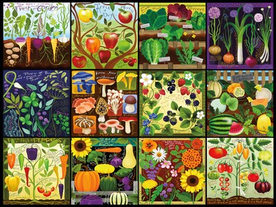 Foto 1 | Rompecabezas Ceaco Tracy Flickinger Colorful Harvest 300 Piezas - Venta Internacional.