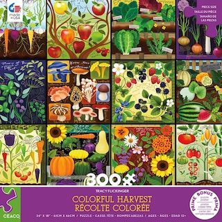 Foto 2 | Rompecabezas Ceaco Tracy Flickinger Colorful Harvest 300 Piezas - Venta Internacional.