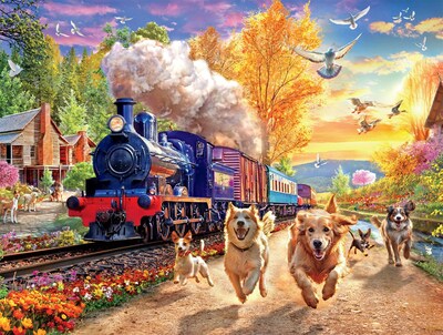 Foto 1 | Rompecabezas Buffalo Games Angelo Bonito Racing The Train, 750 Piezas - Venta Internacional.